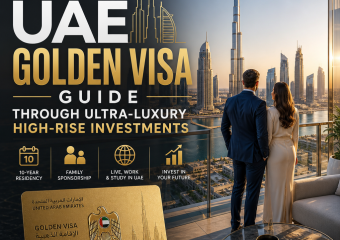 Dubai skyline and ultra-luxury high-rise investments illustrating a 10-year UAE Golden Visa guide.